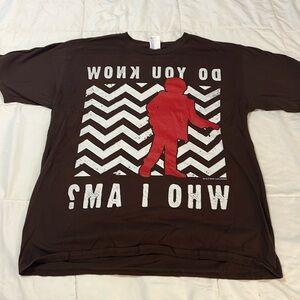 Short sleeve brown Twin Peaks t shirt